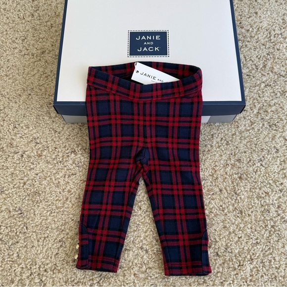 JANIE AND JACK - plaid pants - Picture 1 of 7